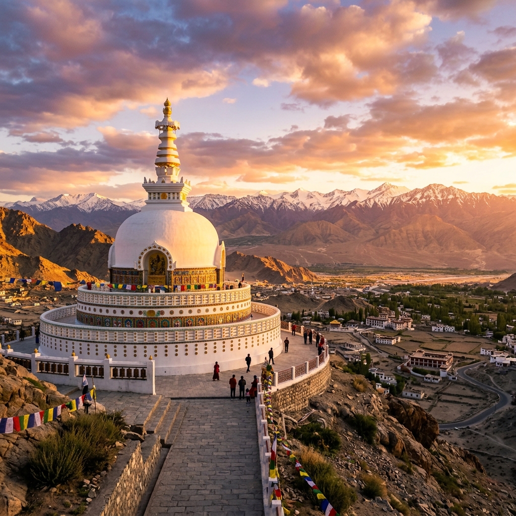 Shanti Stupa Leh