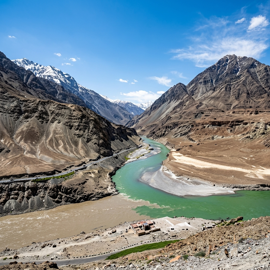 Sangam River Confluence